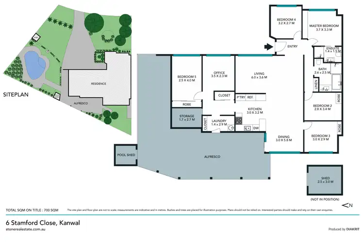 Floorplan of Homely house listing, 6 Stamford Close, Kanwal NSW 2259