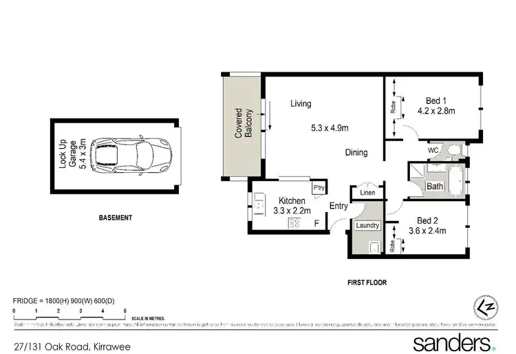 Floorplan of Homely apartment listing, 27/131-139 Oak Road, Kirrawee NSW 2232