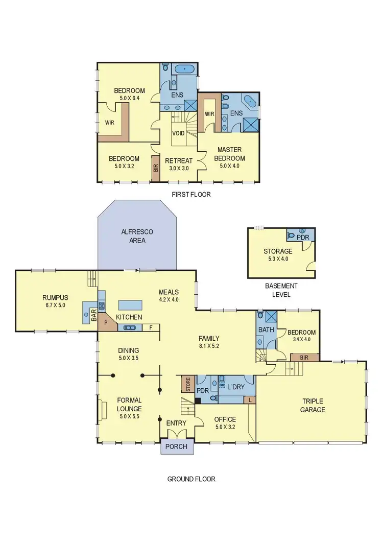 Floorplan of Homely house listing, 2 Lucieer Court, Templestowe VIC 3106