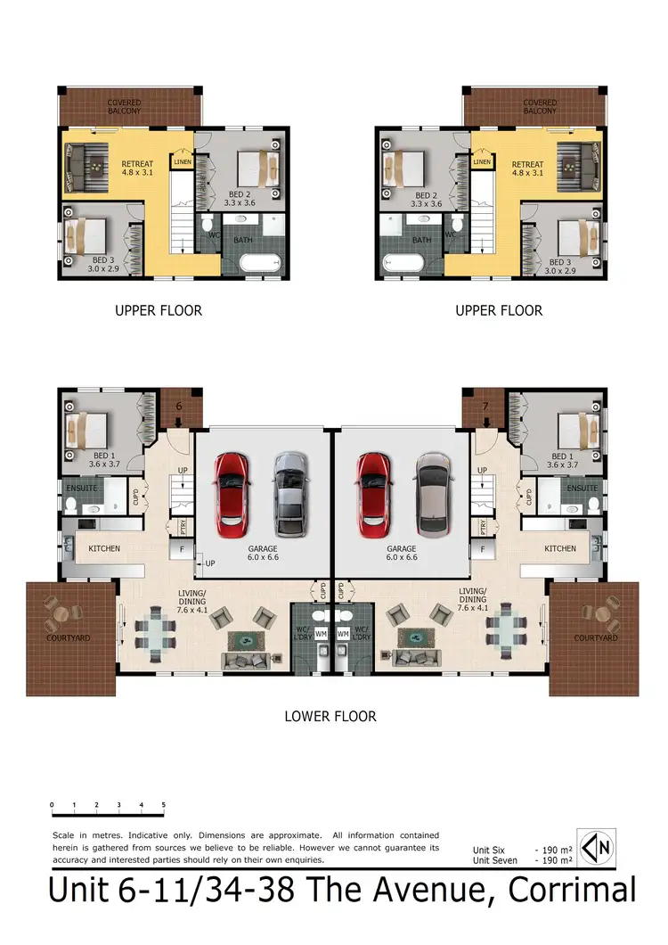 Floorplan of Homely townhouse listing, 6/34-38 The Avenue, Corrimal NSW 2518
