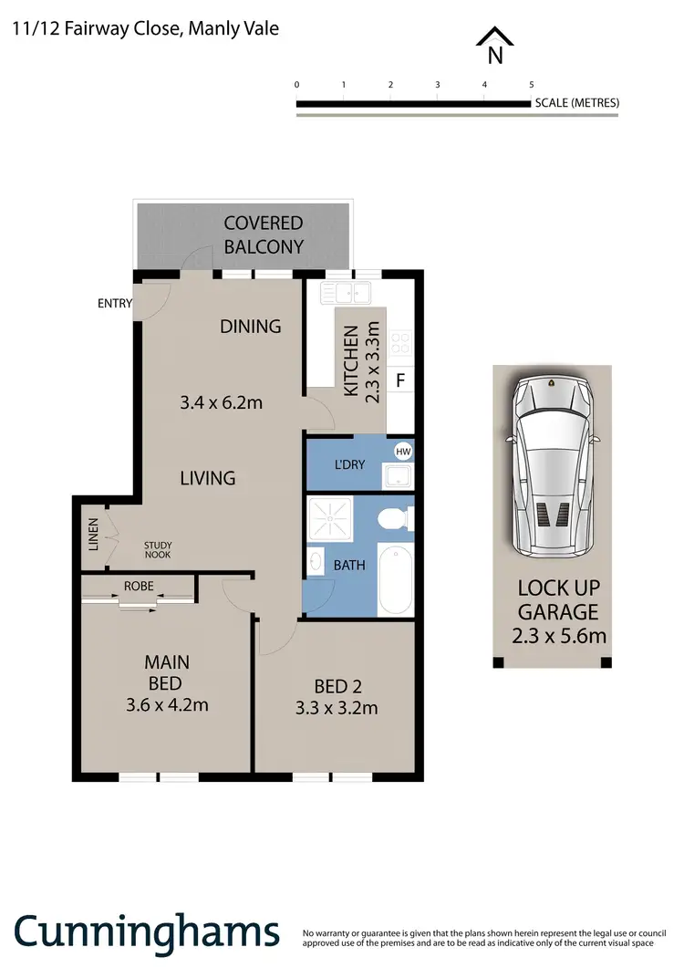 Floorplan of Homely apartment listing, 11/12 Fairway Close, Manly Vale NSW 2093