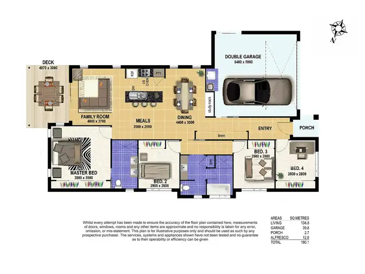 Floorplan of Homely house listing, 11 Kinglake Avenue, Springfield Lakes QLD 4300