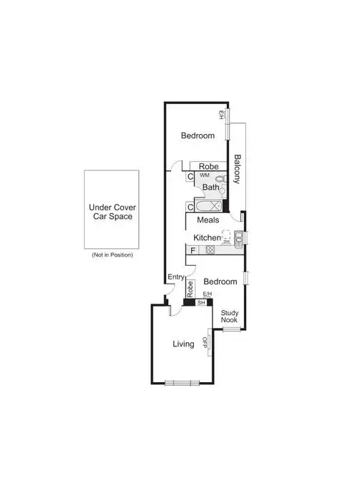 Floorplan of Homely apartment listing, 4/3 Scott Street, Elwood VIC 3184