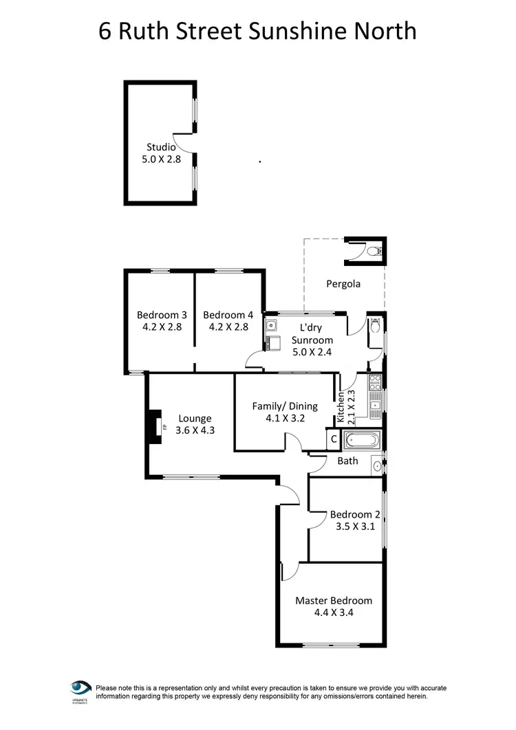 Floorplan of Homely house listing, 6 Ruth Street, Sunshine North VIC 3020