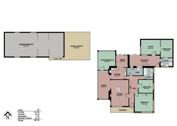 Floorplan of Homely house listing, 61 Pomona Road, Stirling SA 5152
