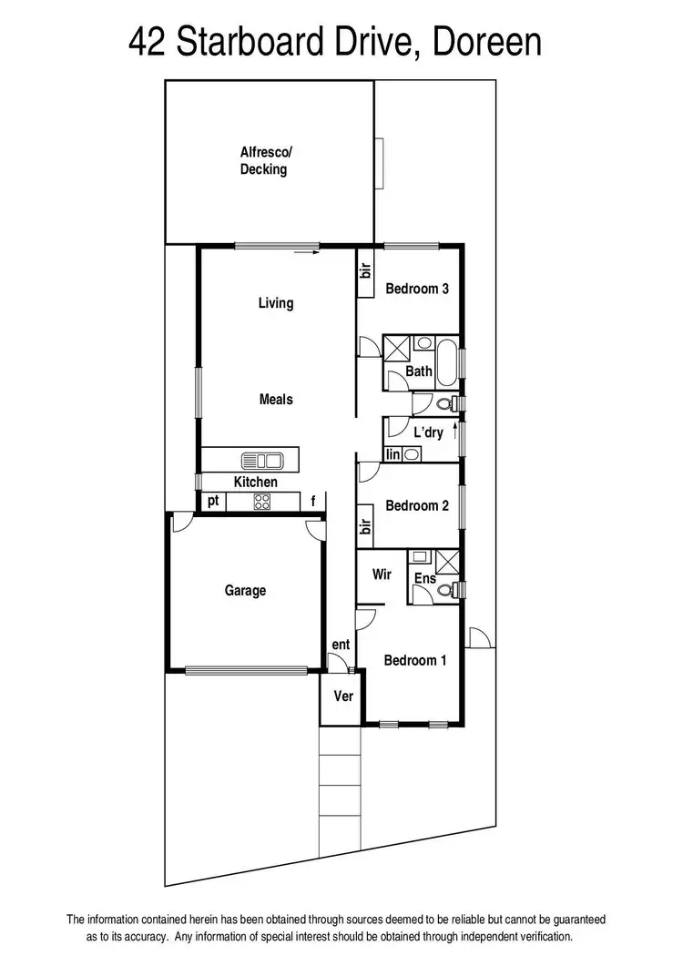Floorplan of Homely house listing, 42 Starboard Drive, Doreen VIC 3754