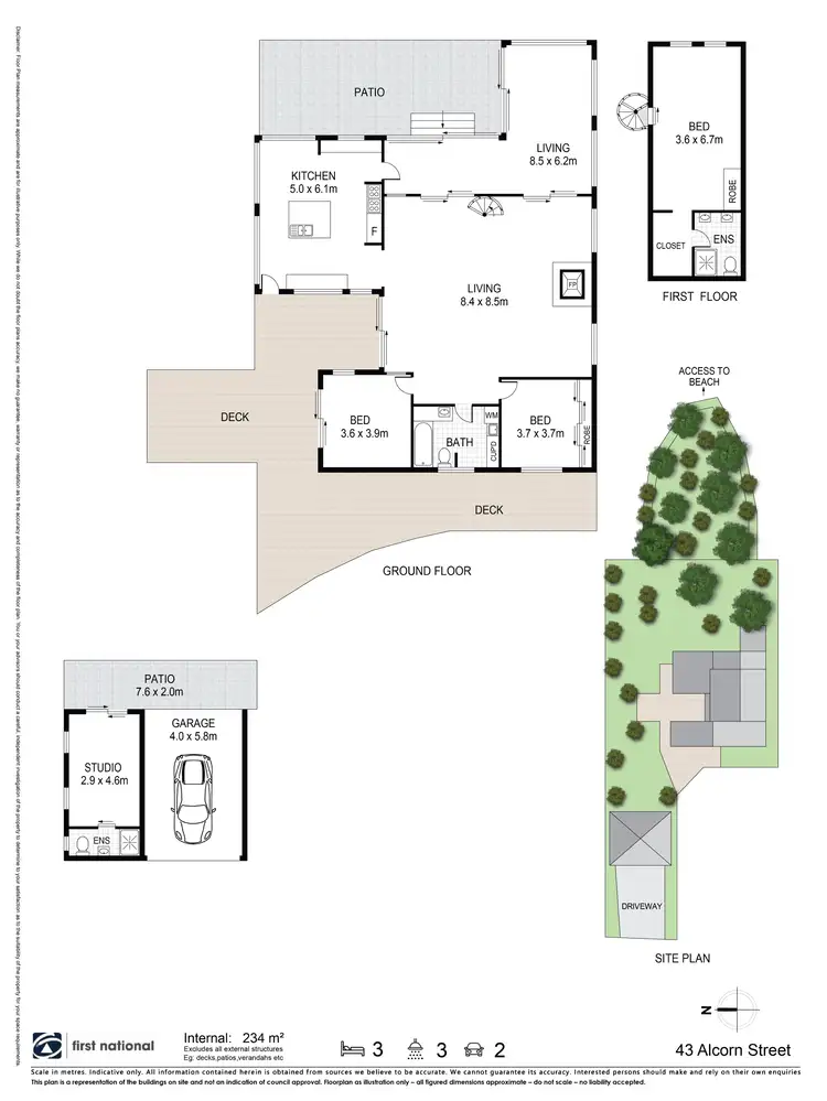 Floorplan of Homely house listing, 43 Alcorn Street, Suffolk Park NSW 2481