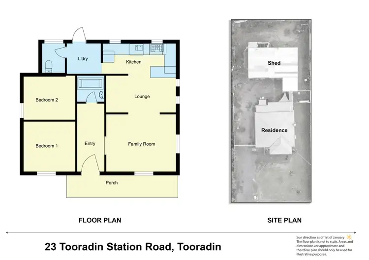 Floorplan of Homely house listing, 23 Tooradin Station Road, Tooradin VIC 3980