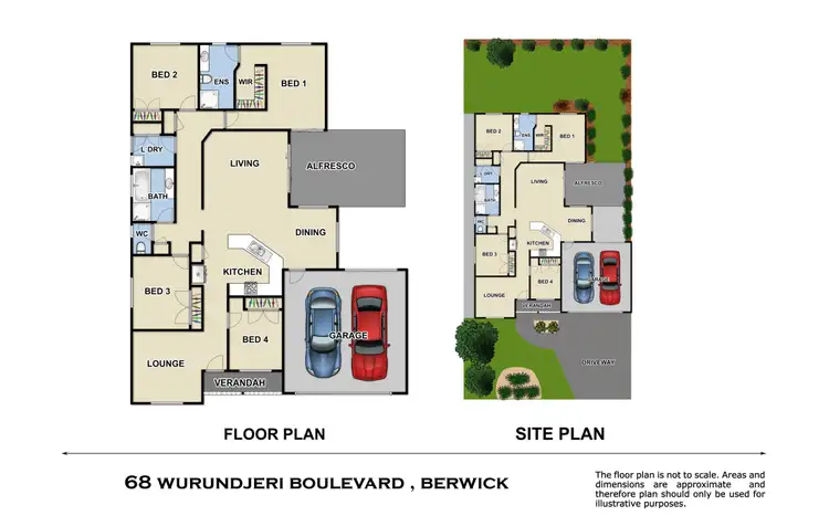 Floorplan of Homely house listing, 68 Wurundjeri Boulevard, Berwick VIC 3806
