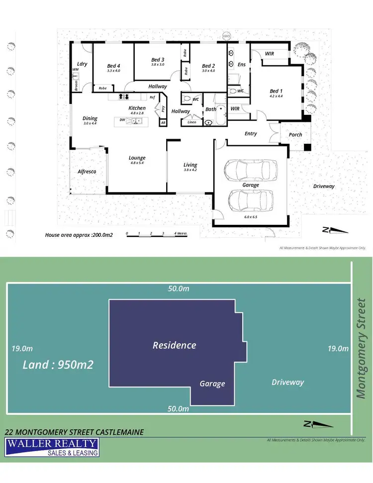 Floorplan of Homely house listing, 22 Montgomery Street, Castlemaine VIC 3450