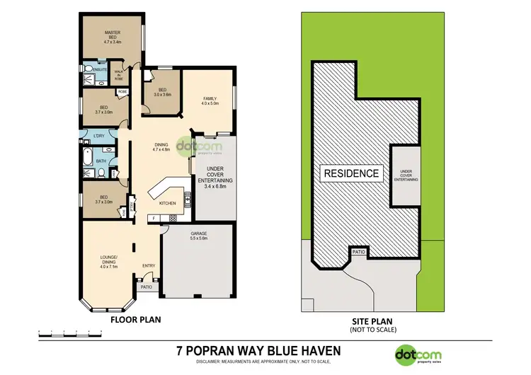 Floorplan of Homely house listing, 7 Popran Way, Blue Haven NSW 2262