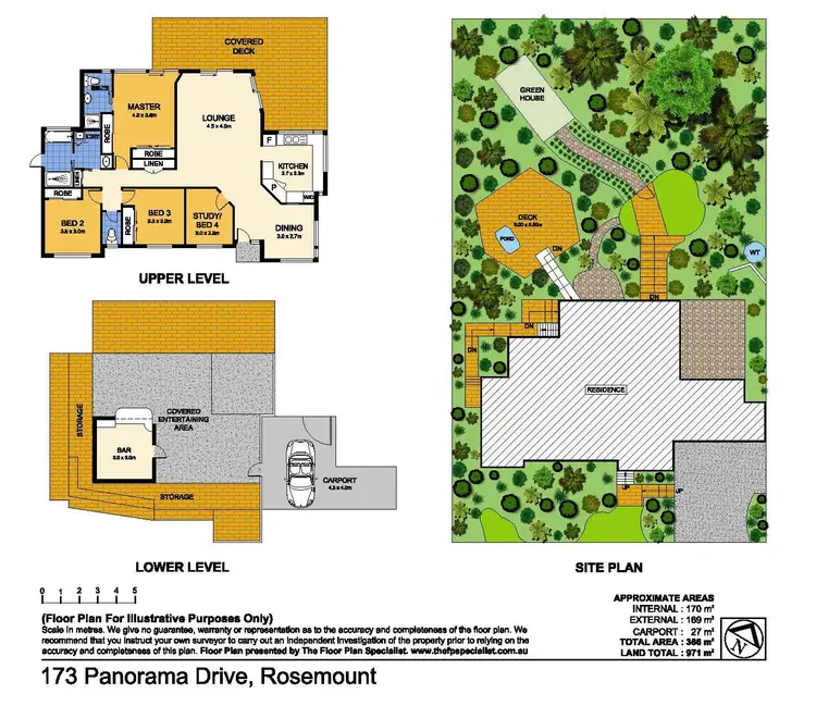 Floorplan of Homely house listing, 173 Panorama Drive, Rosemount QLD 4560