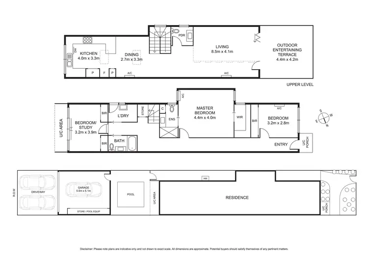 Floorplan of Homely townhouse listing, 1/100 Pascoe Vale Road, Moonee Ponds VIC 3039