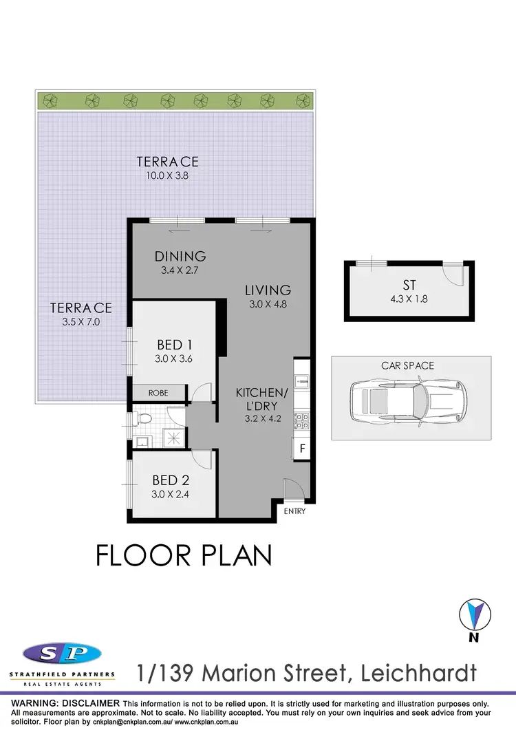 Floorplan of Homely apartment listing, 1/139 Marion Street, Leichhardt NSW 2040