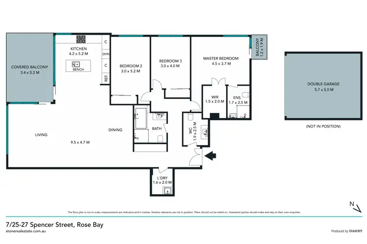 Floorplan of Homely apartment listing, 7/25-27 Spencer Street, Rose Bay NSW 2029