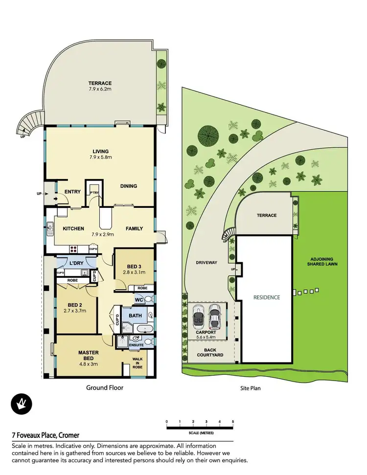 Floorplan of Homely house listing, 7 Foveaux Place, Cromer NSW 2099