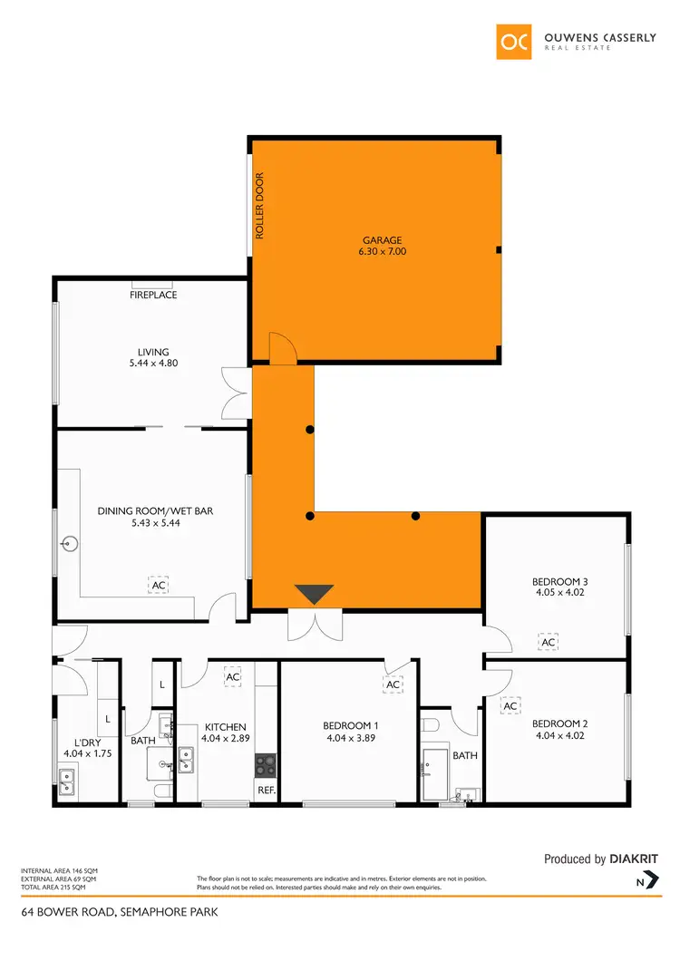 Floorplan of Homely house listing, 64 Bower Road, Semaphore Park SA 5019