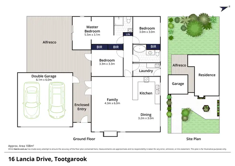 Floorplan of Homely house listing, 16 Lancia Drive, Tootgarook VIC 3941