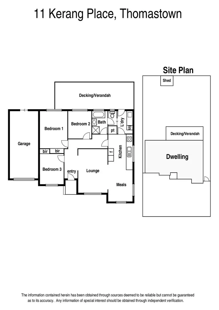 Floorplan of Homely house listing, 11 Kerang Place, Thomastown VIC 3074