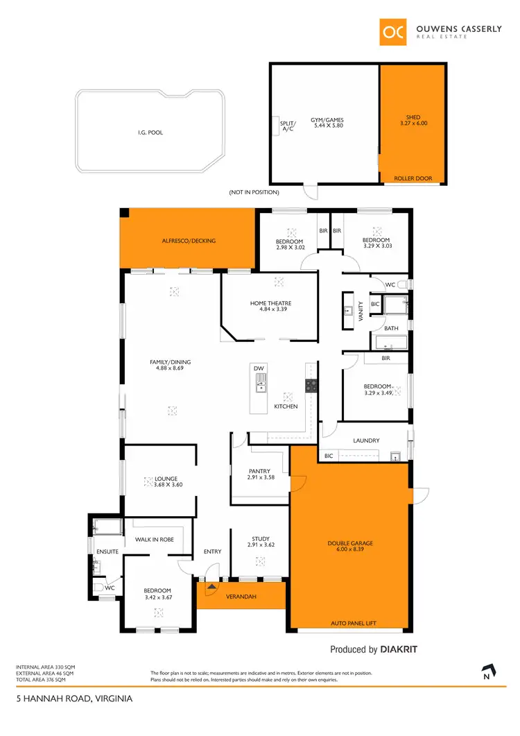 Floorplan of Homely house listing, 5 Hannah Road, Virginia SA 5120