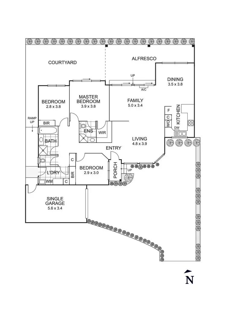 Floorplan of Homely unit listing, 2/27 Lynne Street, Donvale VIC 3111