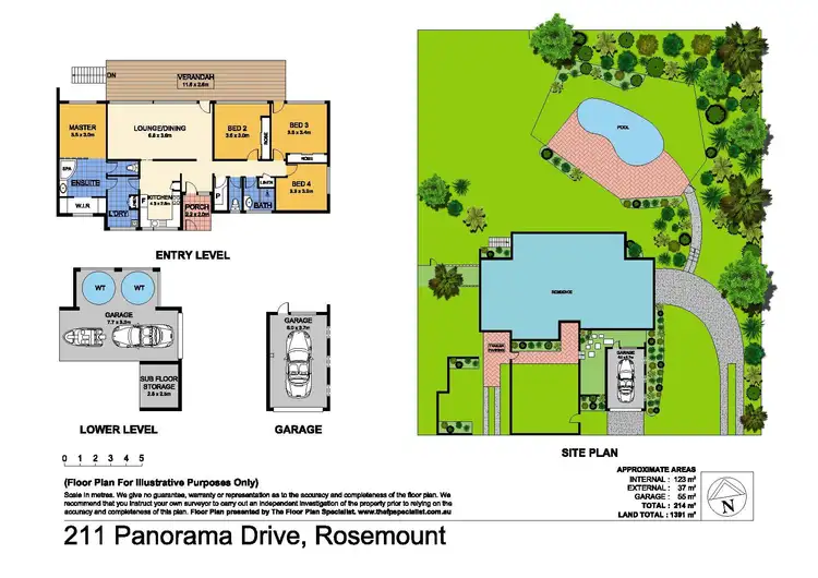 Floorplan of Homely house listing, 211 Panorama Drive, Rosemount QLD 4560