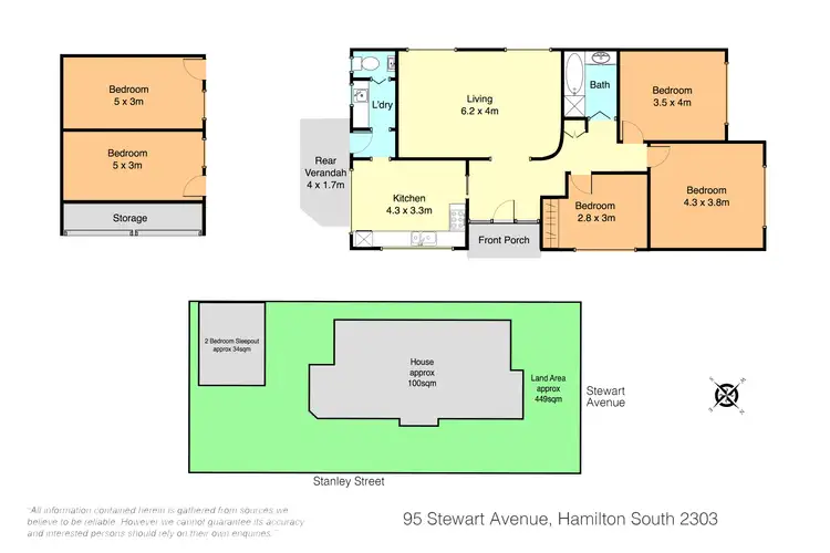 Floorplan of Homely house listing, 95 Stewart Avenue, Hamilton South NSW 2303