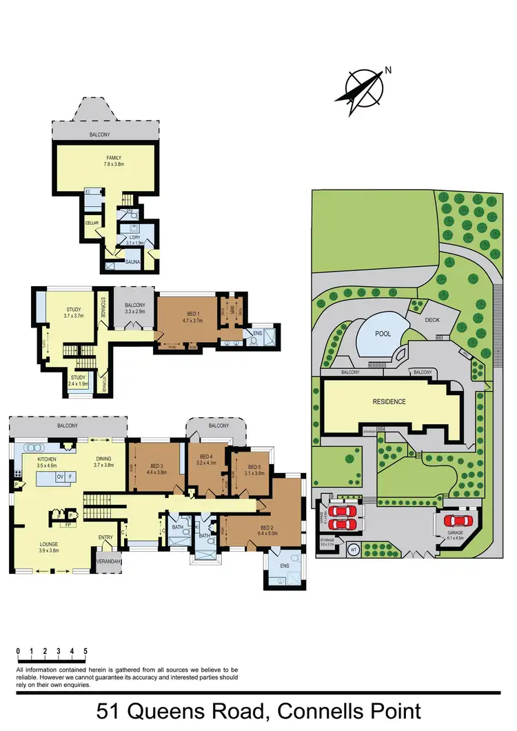 Floorplan of Homely house listing, 51 Queens Road, Connells Point NSW 2221