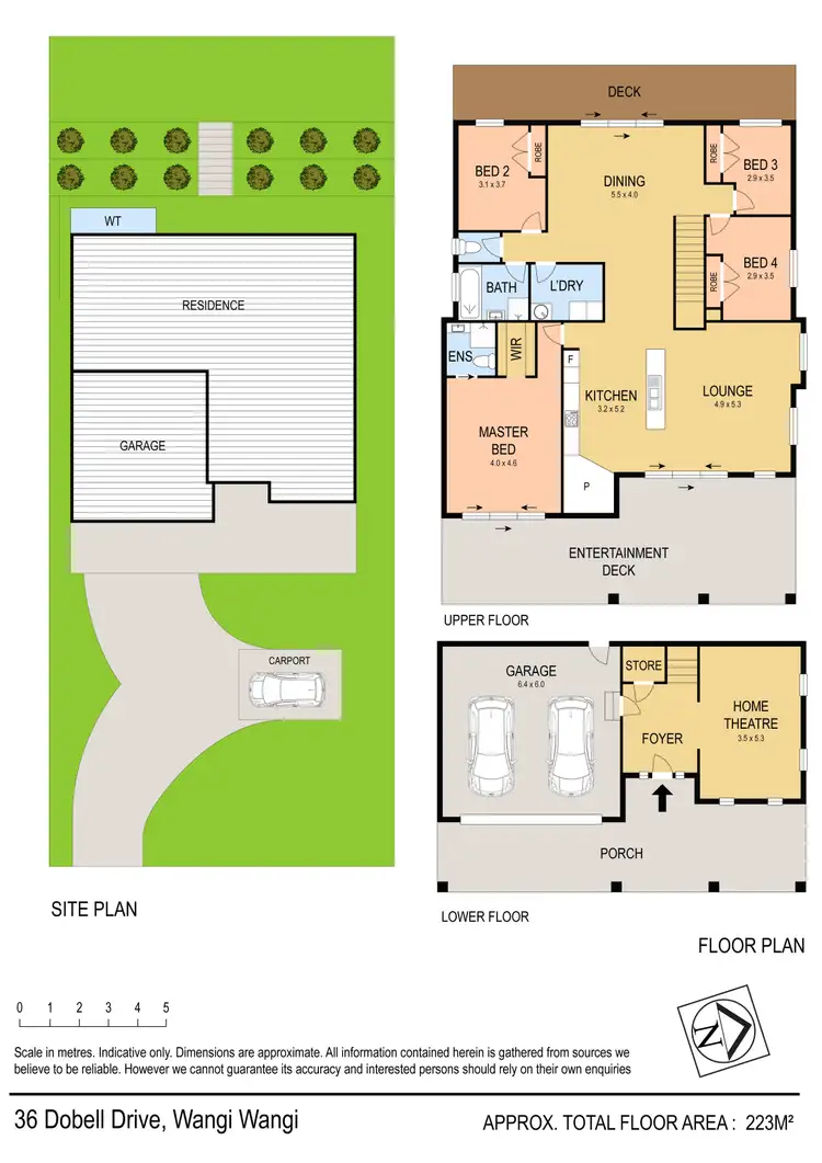 Floorplan of Homely house listing, 36 Dobell Drive, Wangi Wangi NSW 2267