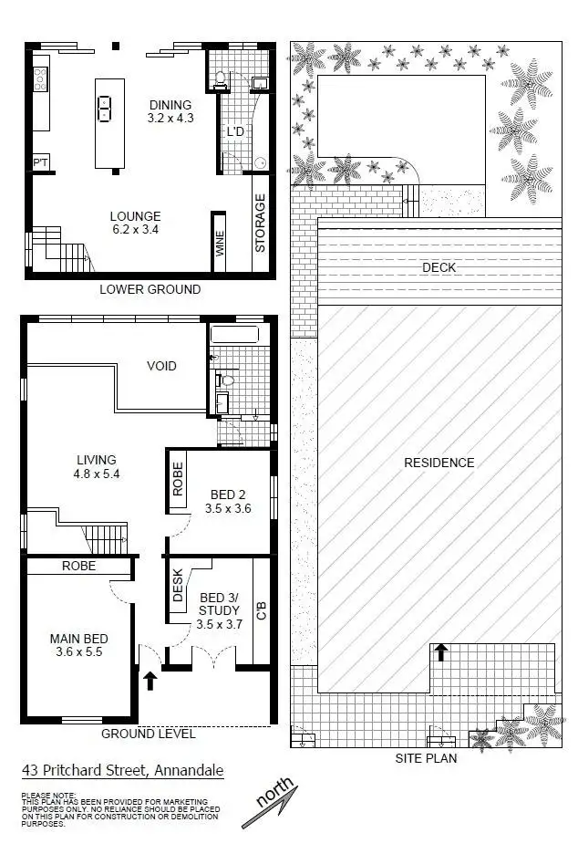 Floorplan of Homely house listing, 43 Pritchard Street, Annandale NSW 2038