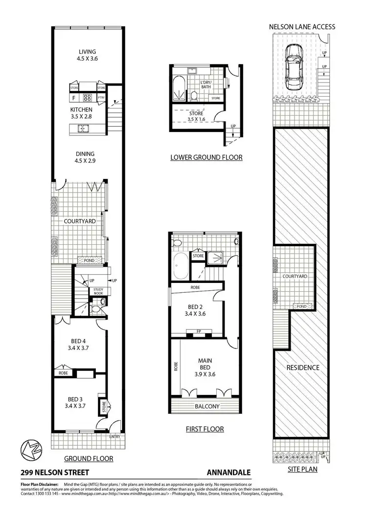Floorplan of Homely house listing, 299 Nelson Street, Annandale NSW 2038
