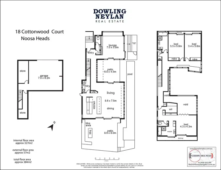 Floorplan of Homely house listing, 18 Cottonwood Court, Noosa Heads QLD 4567