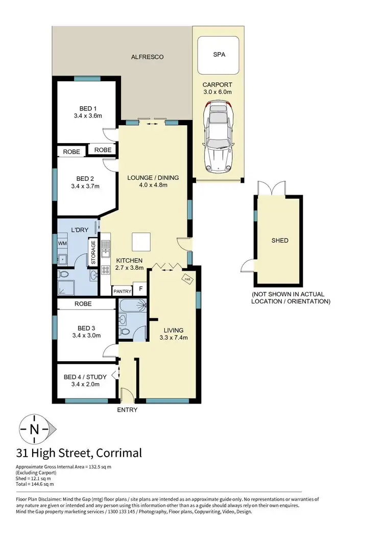 Floorplan of Homely house listing, 31 High Street, Corrimal NSW 2518