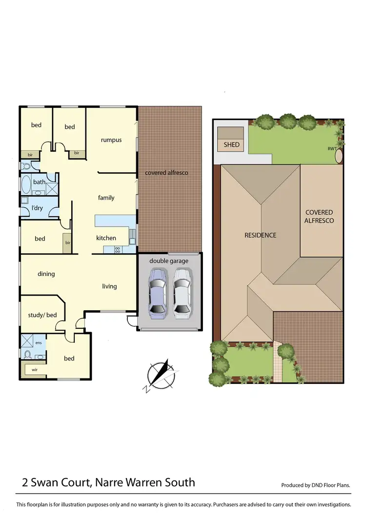 Floorplan of Homely house listing, 2 Swan Court, Narre Warren South VIC 3805