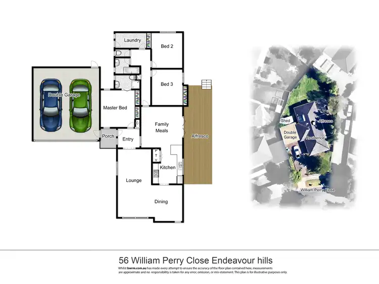 Floorplan of Homely house listing, 56 William Perry Close, Endeavour Hills VIC 3802