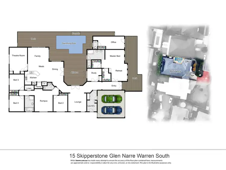 Floorplan of Homely house listing, 15 Skipperstone Glen, Narre Warren South VIC 3805
