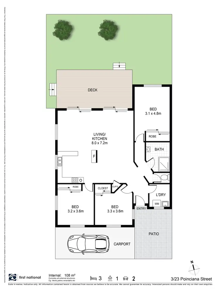 Floorplan of Homely house listing, 3/23 Poinciana Street, Mullumbimby NSW 2482