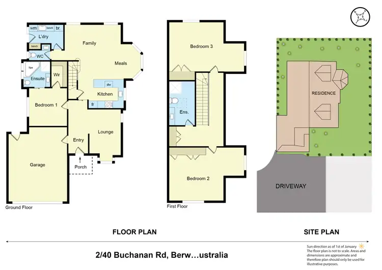 Floorplan of Homely townhouse listing, 2/40 Buchanan Road, Berwick VIC 3806