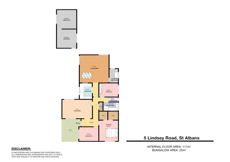 Floorplan of Homely house listing, 5 Lindsey Road, St Albans VIC 3021
