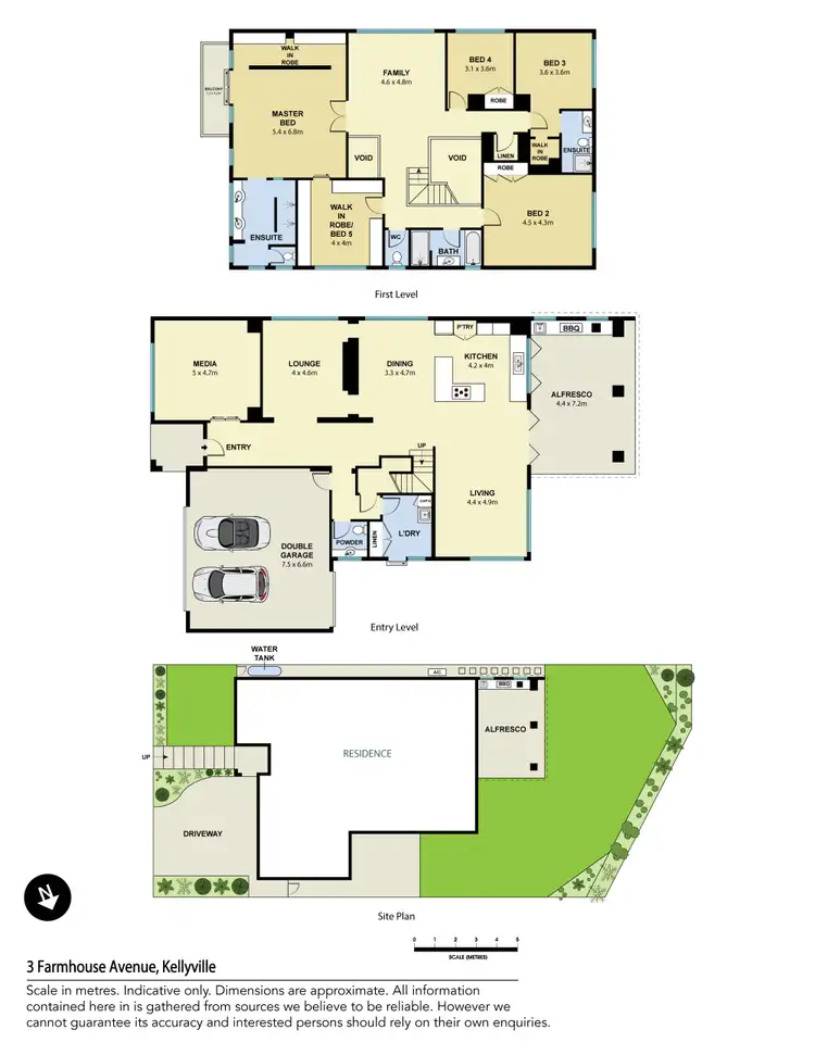 Floorplan of Homely house listing, 3 Farmhouse Avenue, Kellyville NSW 2155