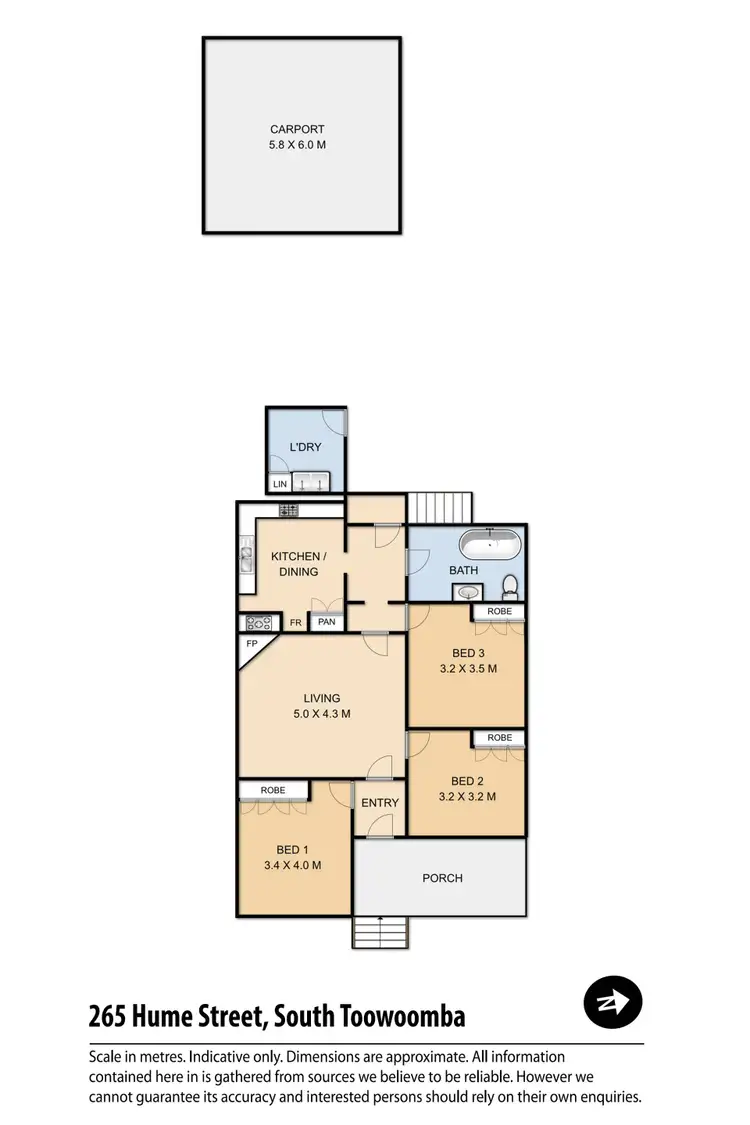 Floorplan of Homely house listing, 265 Hume Street, South Toowoomba QLD 4350