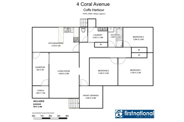Floorplan of Homely house listing, 4 Coral Avenue, Coffs Harbour NSW 2450