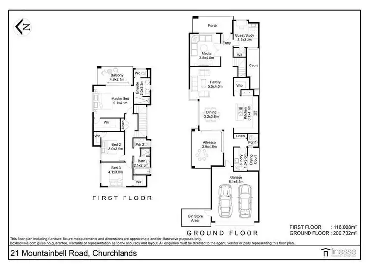 Floorplan of Homely house listing, 21 Mountainbell Road, Churchlands WA 6018
