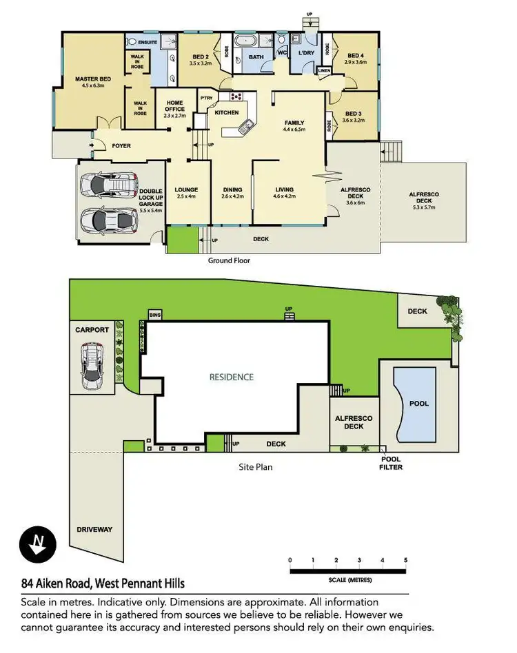 Floorplan of Homely house listing, 84 Aiken Road, West Pennant Hills NSW 2125