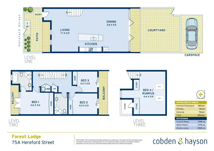 Floorplan of Homely house listing, 75a Hereford Street, Forest Lodge NSW 2037