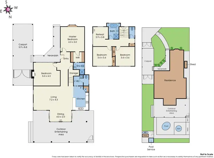 Floorplan of Homely house listing, 13 Hartwell Place, Cheltenham VIC 3192