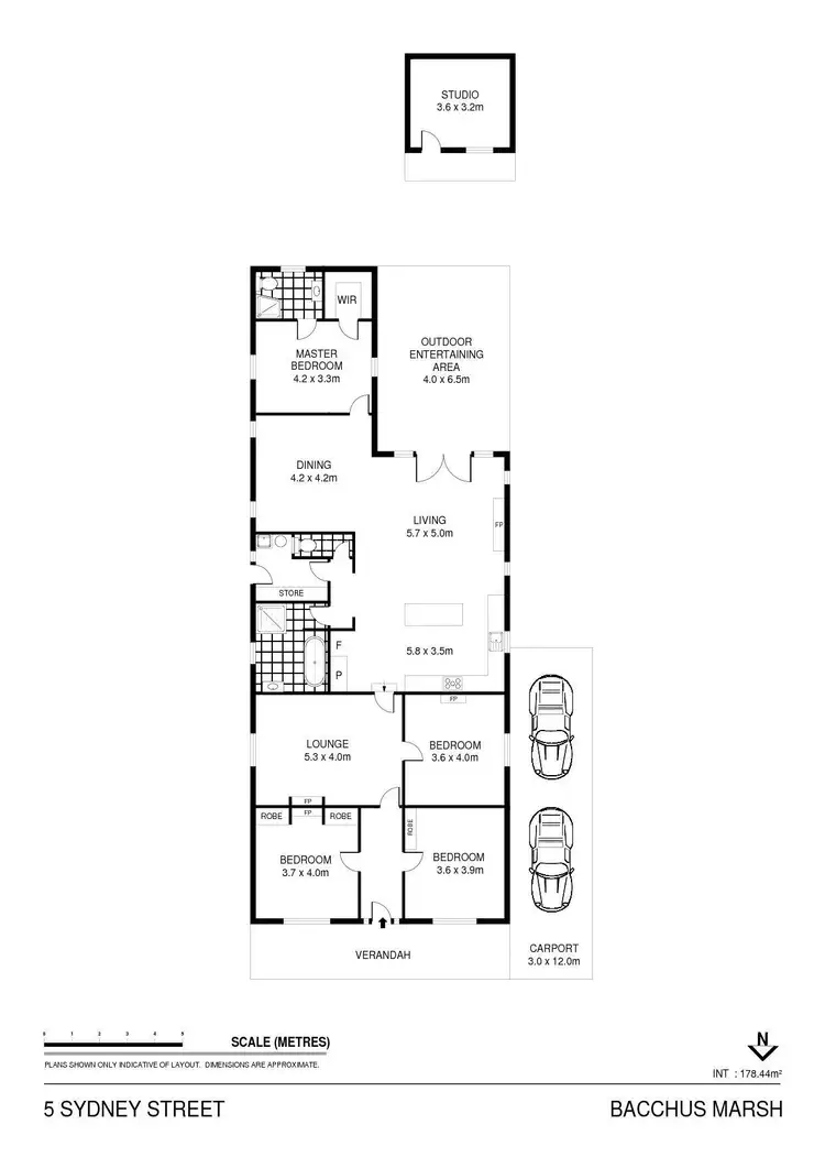 Floorplan of Homely house listing, 5 Sydney Street, Bacchus Marsh VIC 3340
