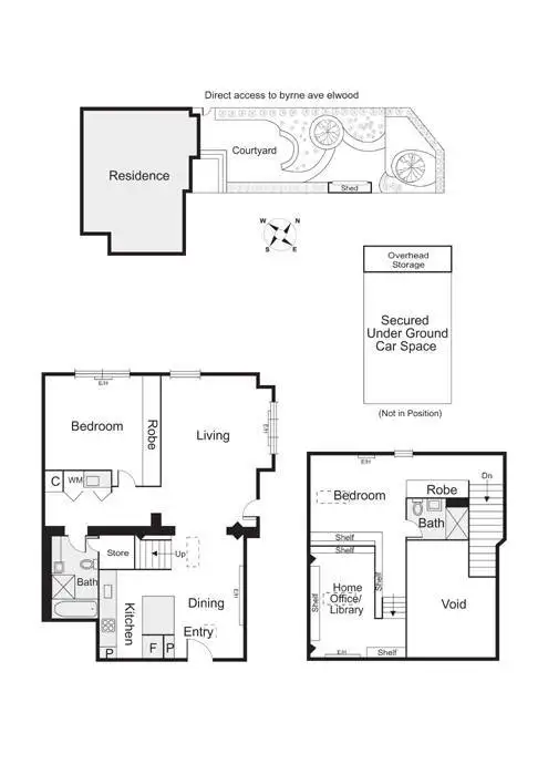 Floorplan of Homely house listing, 2/30A Ormond Road, Elwood VIC 3184