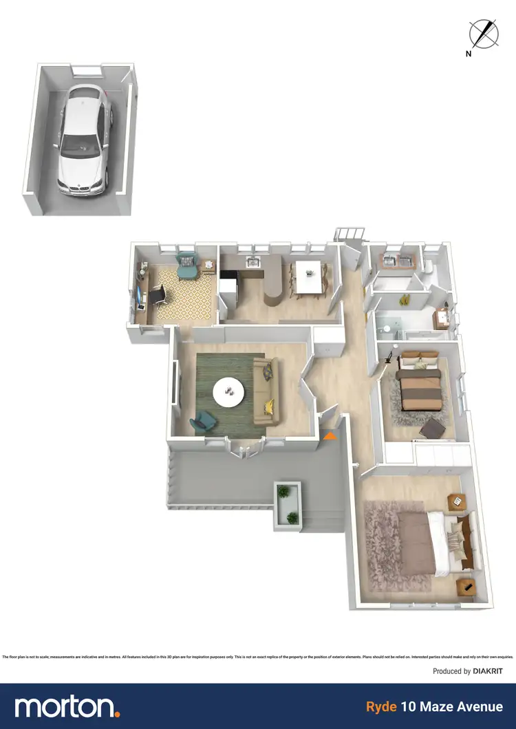 Floorplan of Homely house listing, 10 Maze Avenue, Ryde NSW 2112