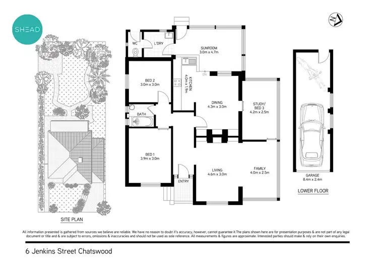 Floorplan of Homely house listing, 6 Jenkins Street, Chatswood NSW 2067